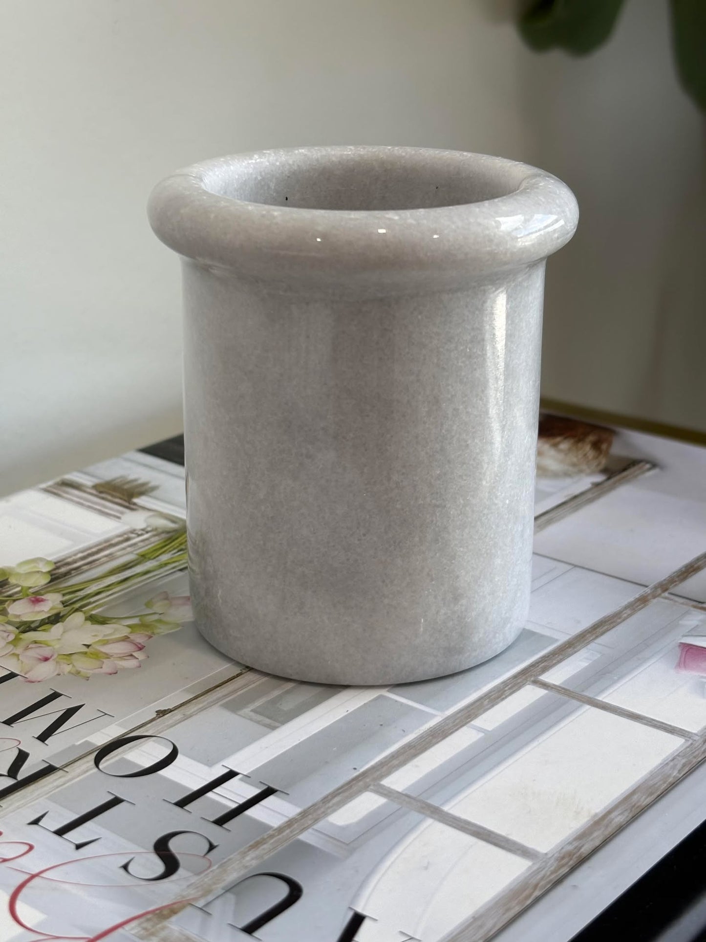 Vintage Marble Bathroom/ Desk accessory holder | Haus of Bazar | Sydney