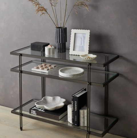 Black marble Turner Vase | Haus of Bazar | Sydney