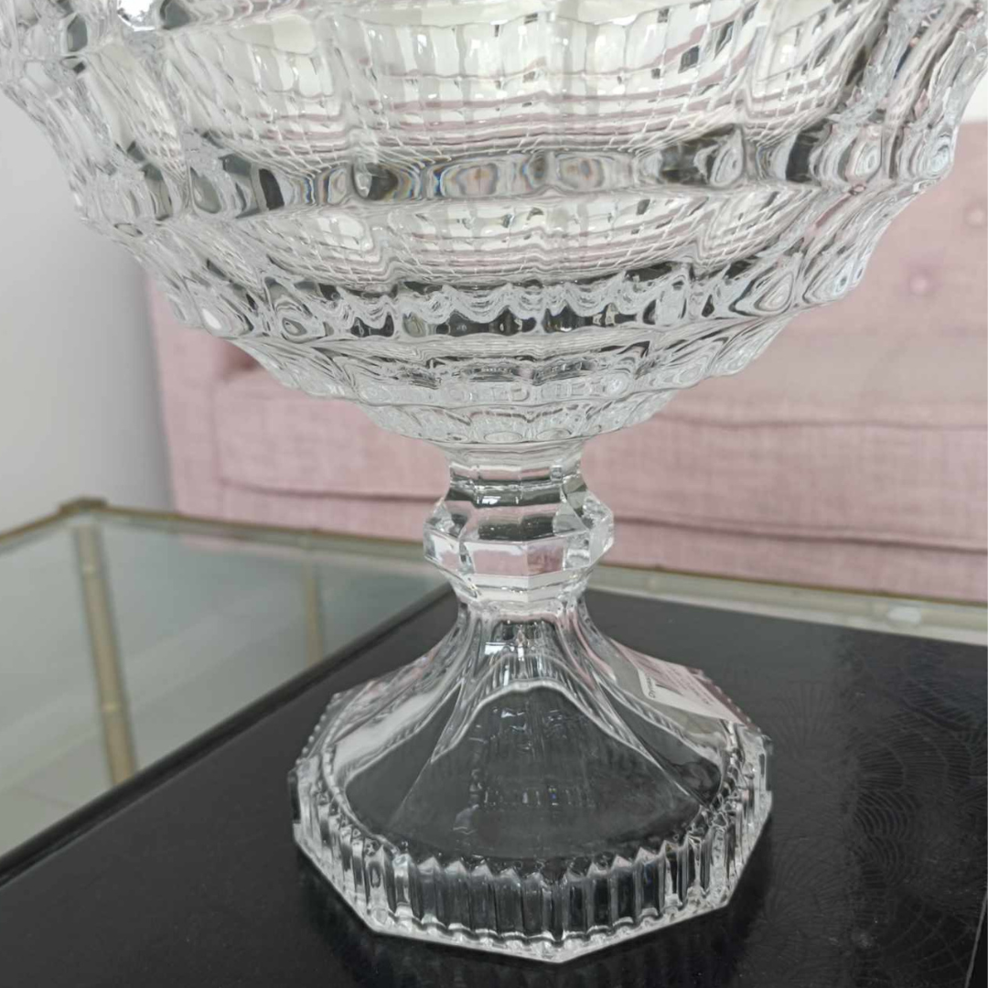 Brand new Vintage Footed Crystal Bowl