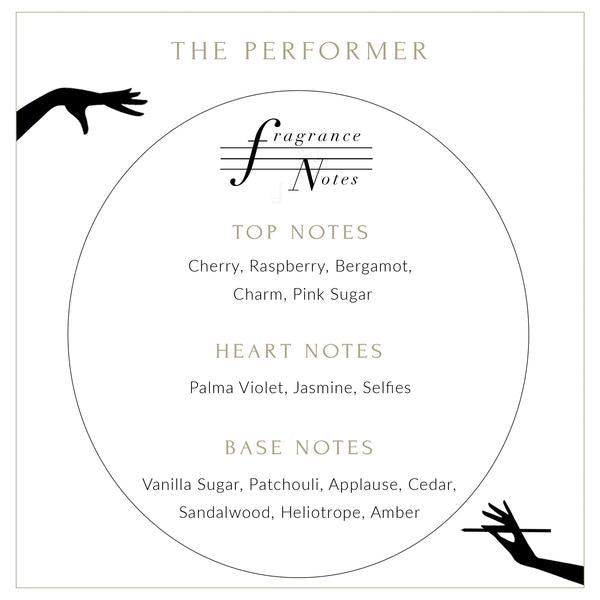 The Performer Scented Candle | Scented Candle In Fine Bone China Container | Scented Candle With Womans Face | White Fine Bone China Scented Candle | Haus Of Bazar | Sydney