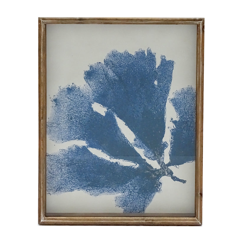 Sea Sponge Wall Art | Timber Framed Sea Sponge Wall Art | Navy Sea Sponge Wall Art | Haus Of Bazar | Sydney