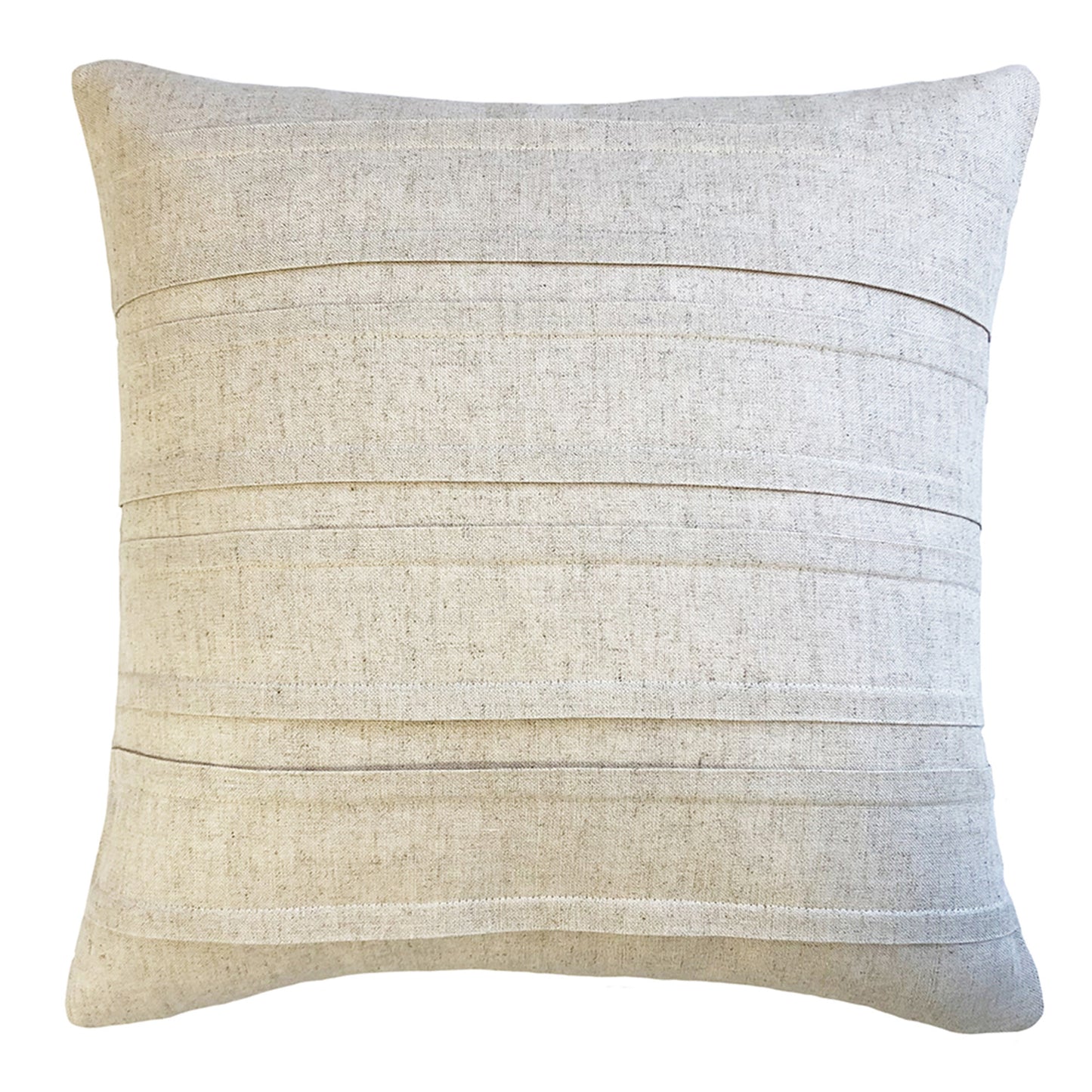 Zaab Homewares Montauk Feather Filled Cushion Natural | Square Natural Velvet Cushion | Velvet Cushion With Panelled Design | Natural Velvet Cushion | Haus Of Bazar | Sydney