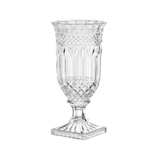Versailles Crystal cut Glass Vase Clear | Haus of Bazar | Sydney