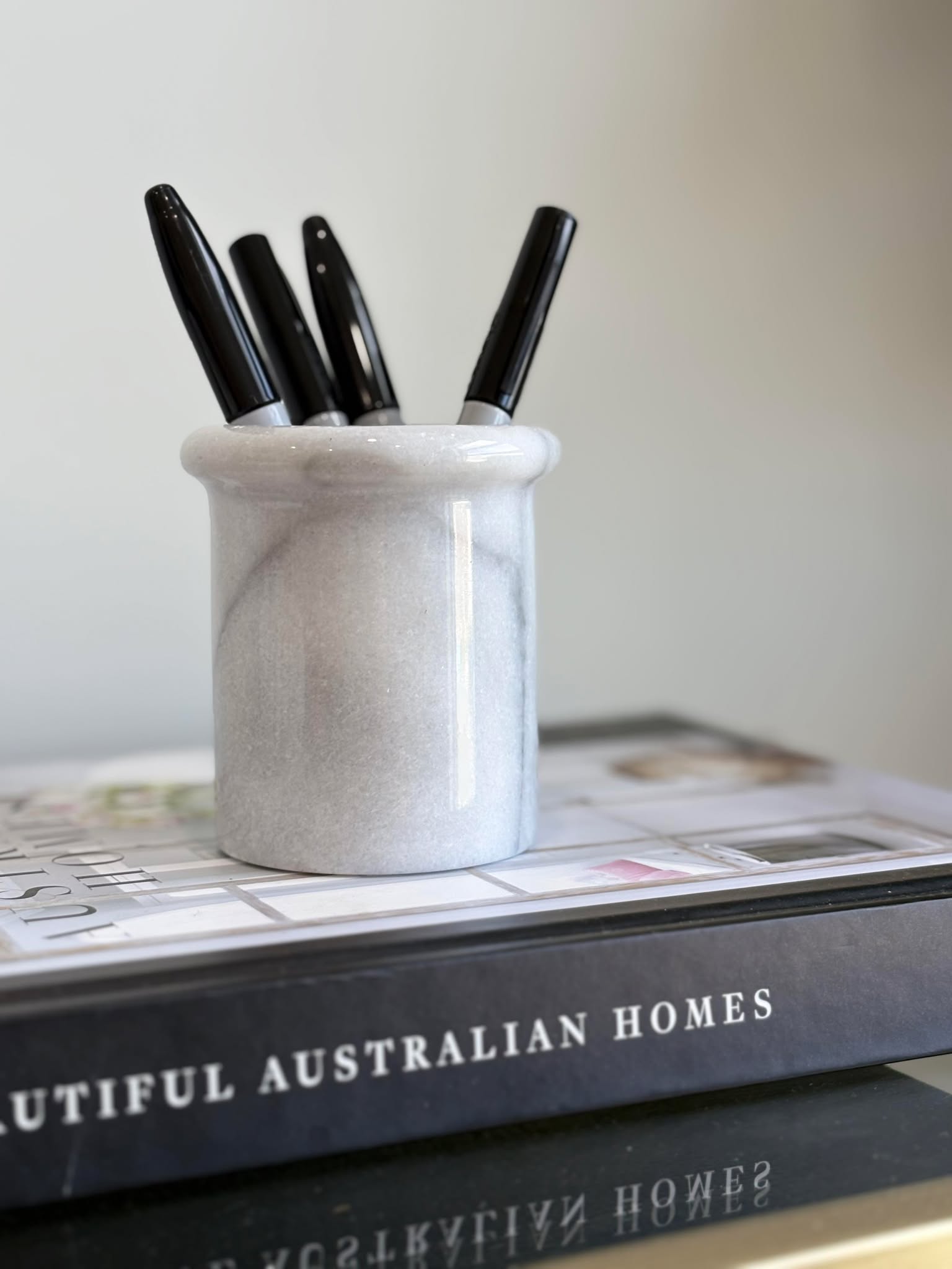 Vintage Marble Bathroom/ Desk accessory holder | Haus of Bazar | Sydney 