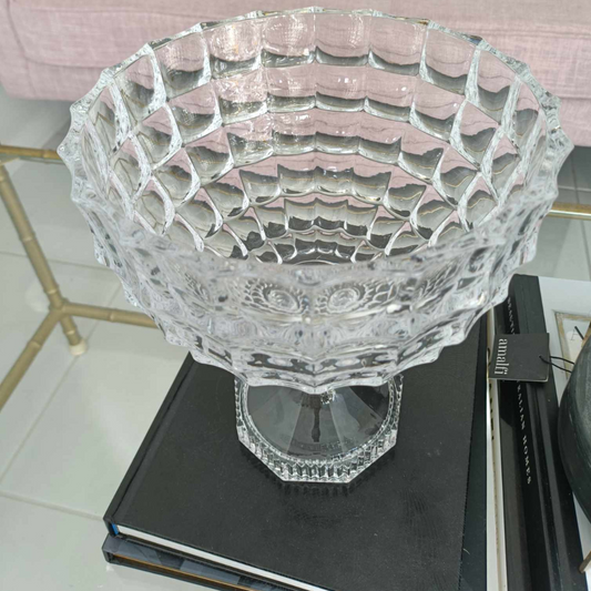 Brand new Vintage Footed Crystal Bowl