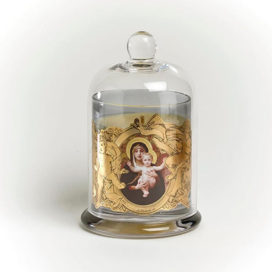 LA VIERGE AU LYS ‘The Madonna of the Lilies’ Maddonna candle & Cloche | Haus of Bazar | Sydney Homewares