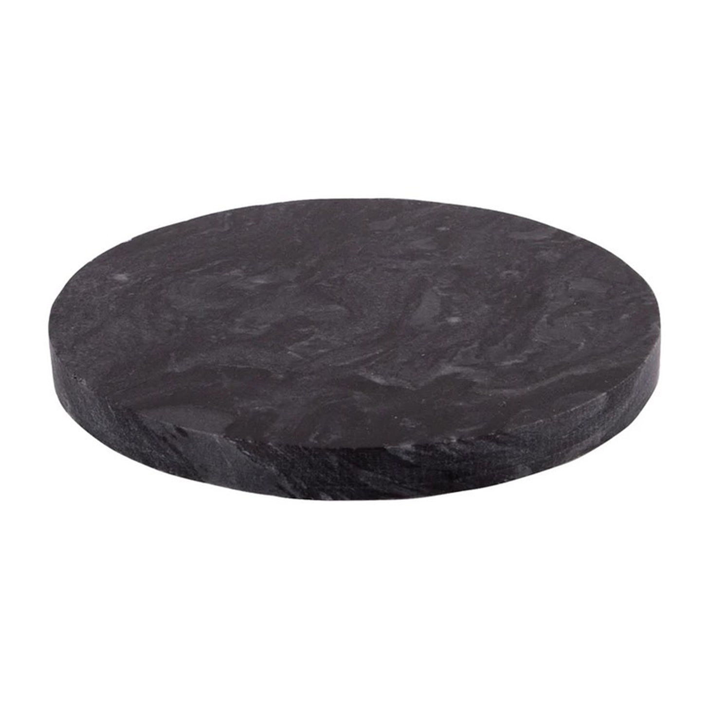 Round black marble coaster set | Haus of Bazar | Sydney