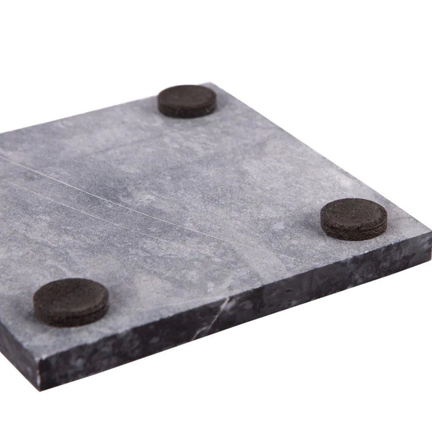 Square Black marble coaster set of 4 | Haus of Bazar | Sydney 