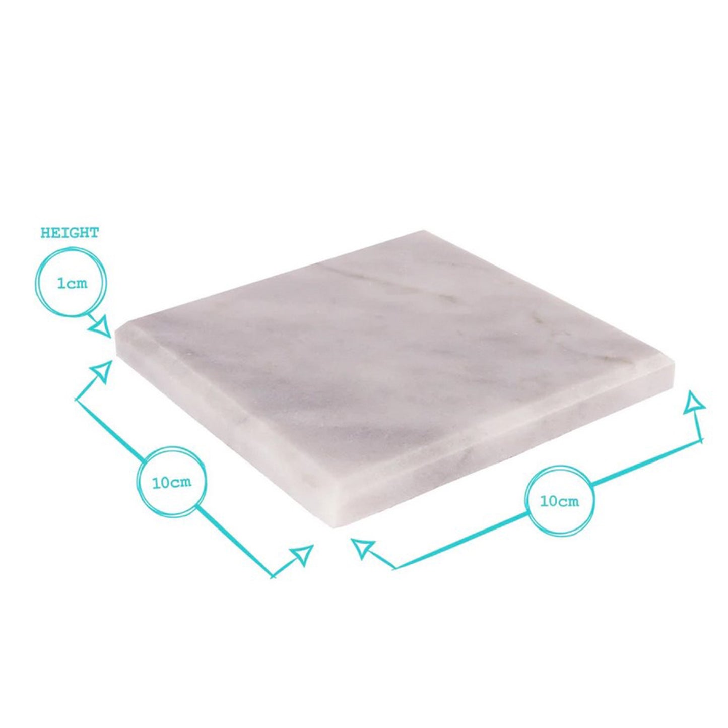 Square marble coaster set of 4| Haus of Bazar | Sydney