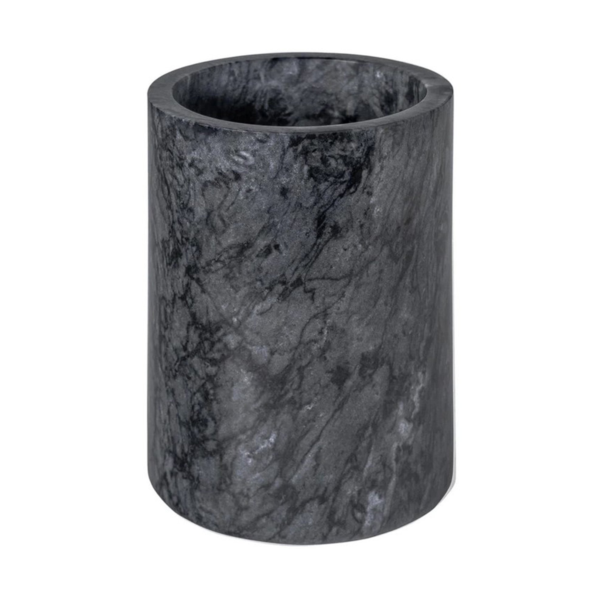 Black Marble Wine Bottle Chiller/ marble vase | Haus of Bazar | Sydney 