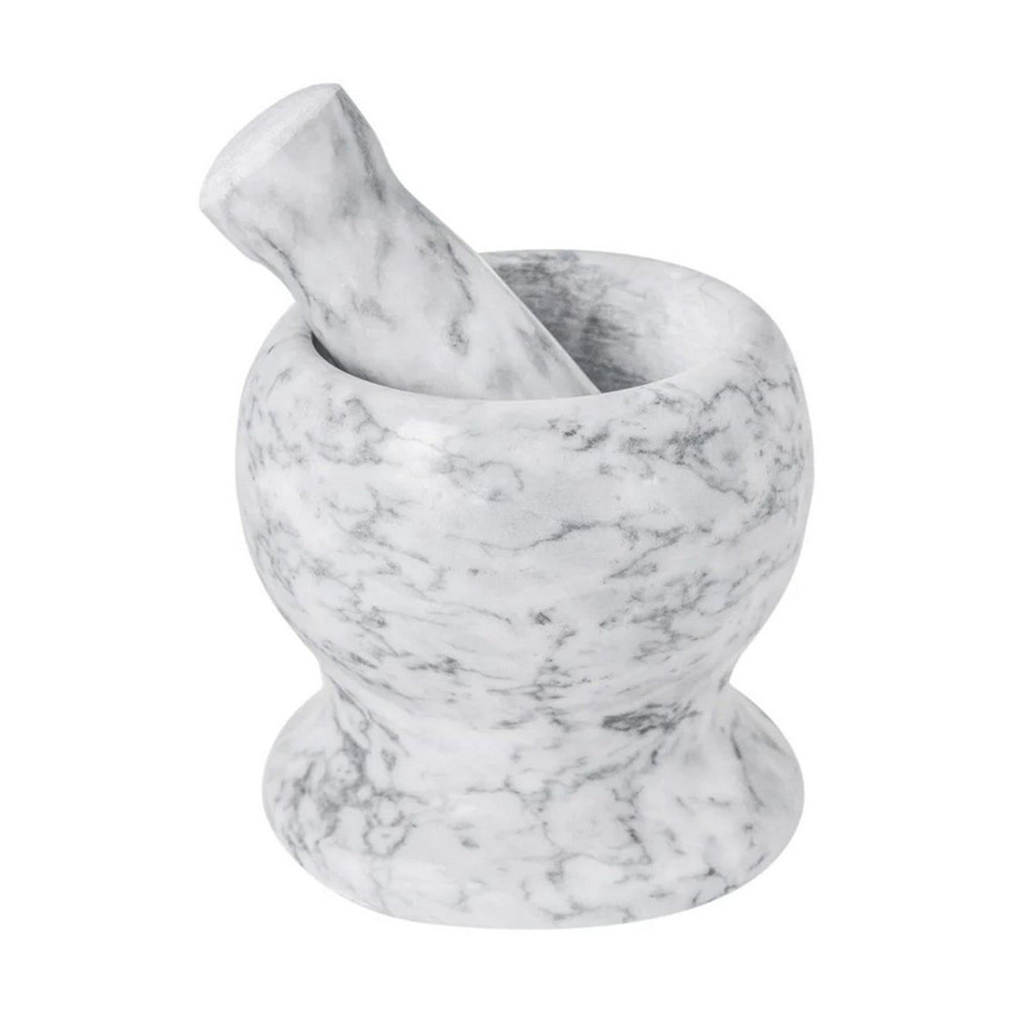 Grey and white marble Pestle & Mortar | Haus of bazar | Sydney