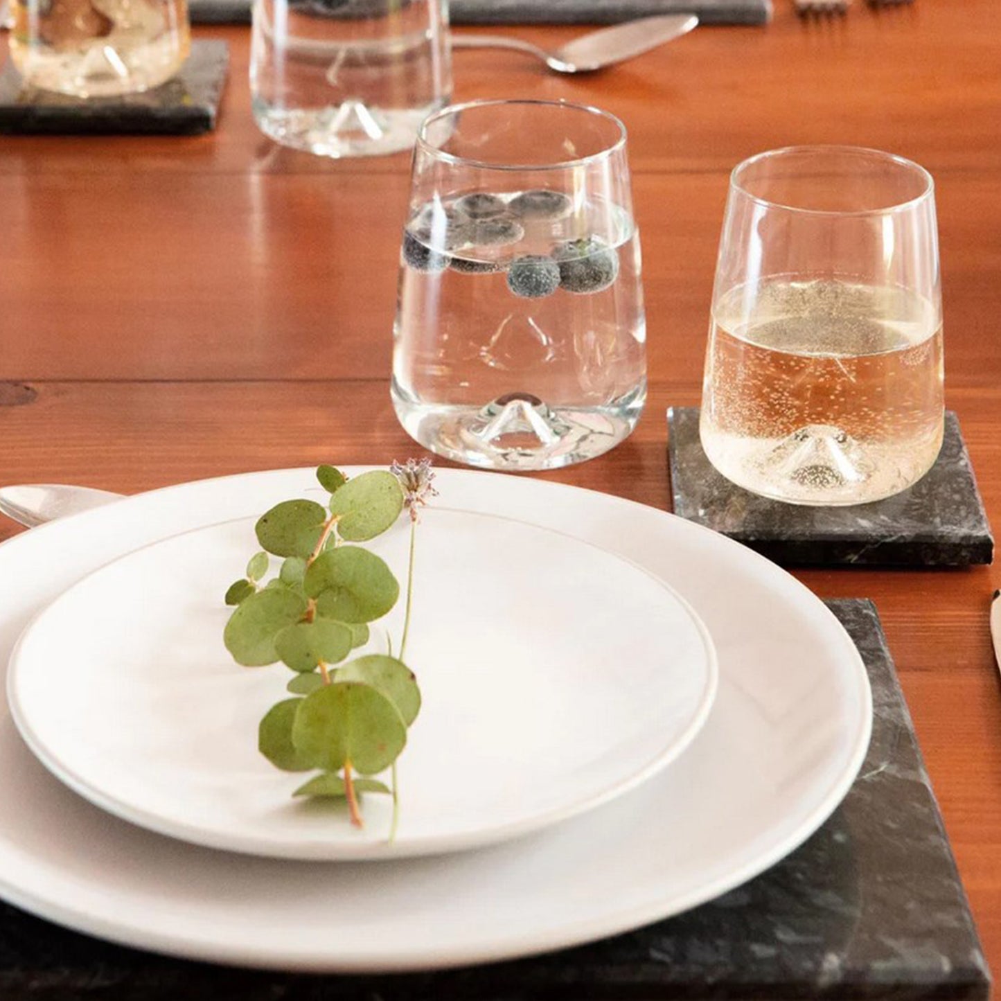 Black rectangle chopping board/ marble tray/ marble platter/ marble placemat | Haus of Bazar | Sydney 