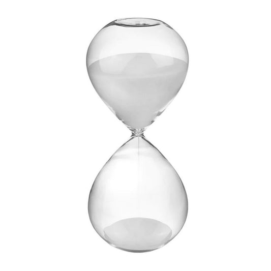 Hourglass/ Sand Timer with white sand- 60 minutes | Haus of Bazar | Sydney