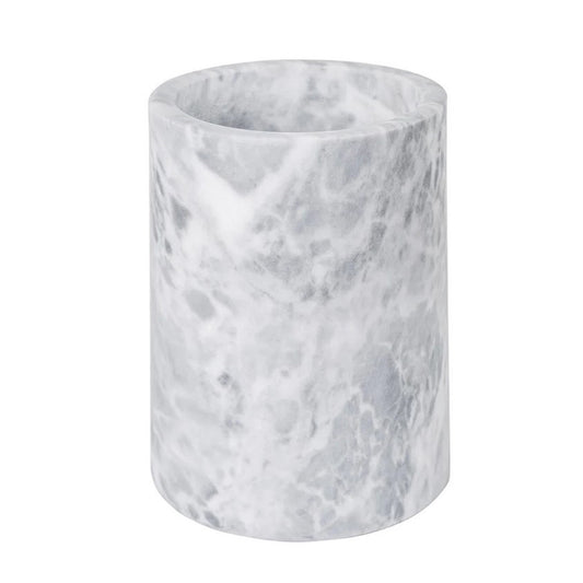 White and Grey Marble wine bottle chiller/ Marble Vase |  Haus of Bazar | Sydney 