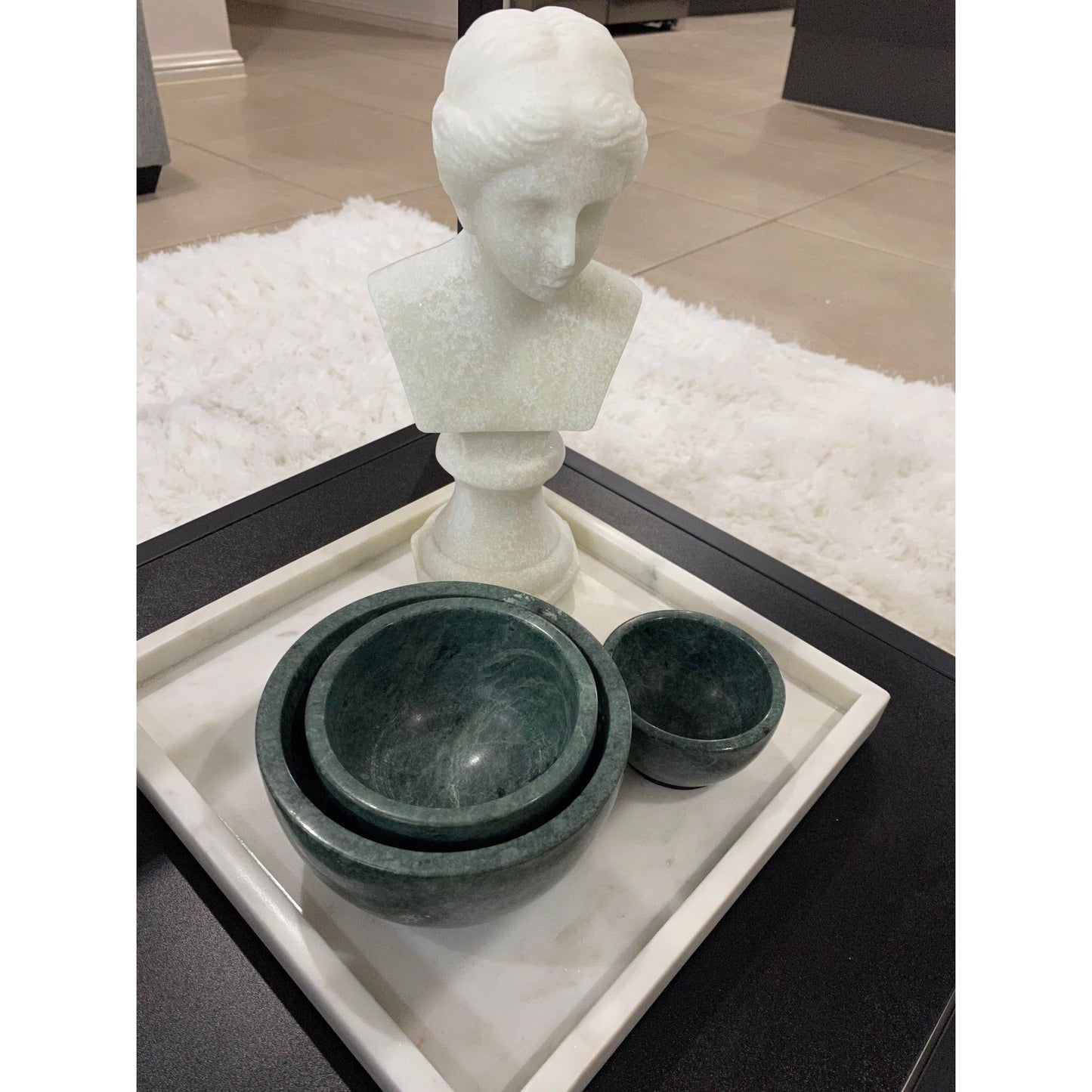 Amalfi Hera Sculpture Off White | Off White Grecian Style Sculpture | Amalfi Off White Sculpture | Coffee Table Styling  | Haus of Bazar | Sydney
