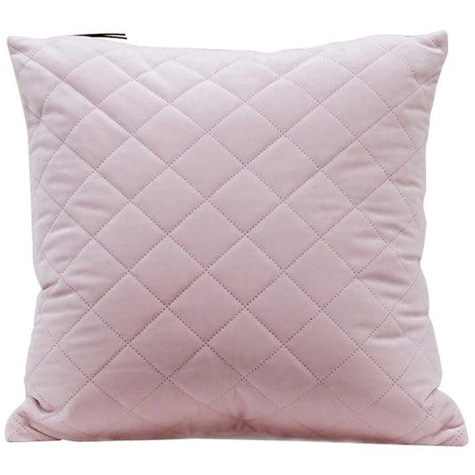 Trenton Cushion Dusty Pink | Dusty Pink Velvet Cushion | Velvet Cushion With Diamond Pattern | Haus Of Bazar | Sydney
