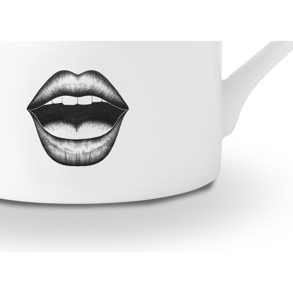 The Performer Coffee Cup | Coffee Cup With Face | Fine China Coffee Cup | Haus Of Bazar | Sydney