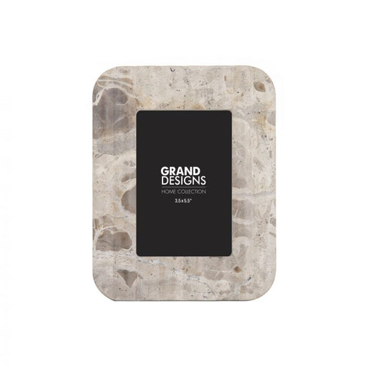 Grand Designs Carprani 4x6" Photo Frame Beige | Beige Marble Photo Frame | Haus Of Bazar | Sydney